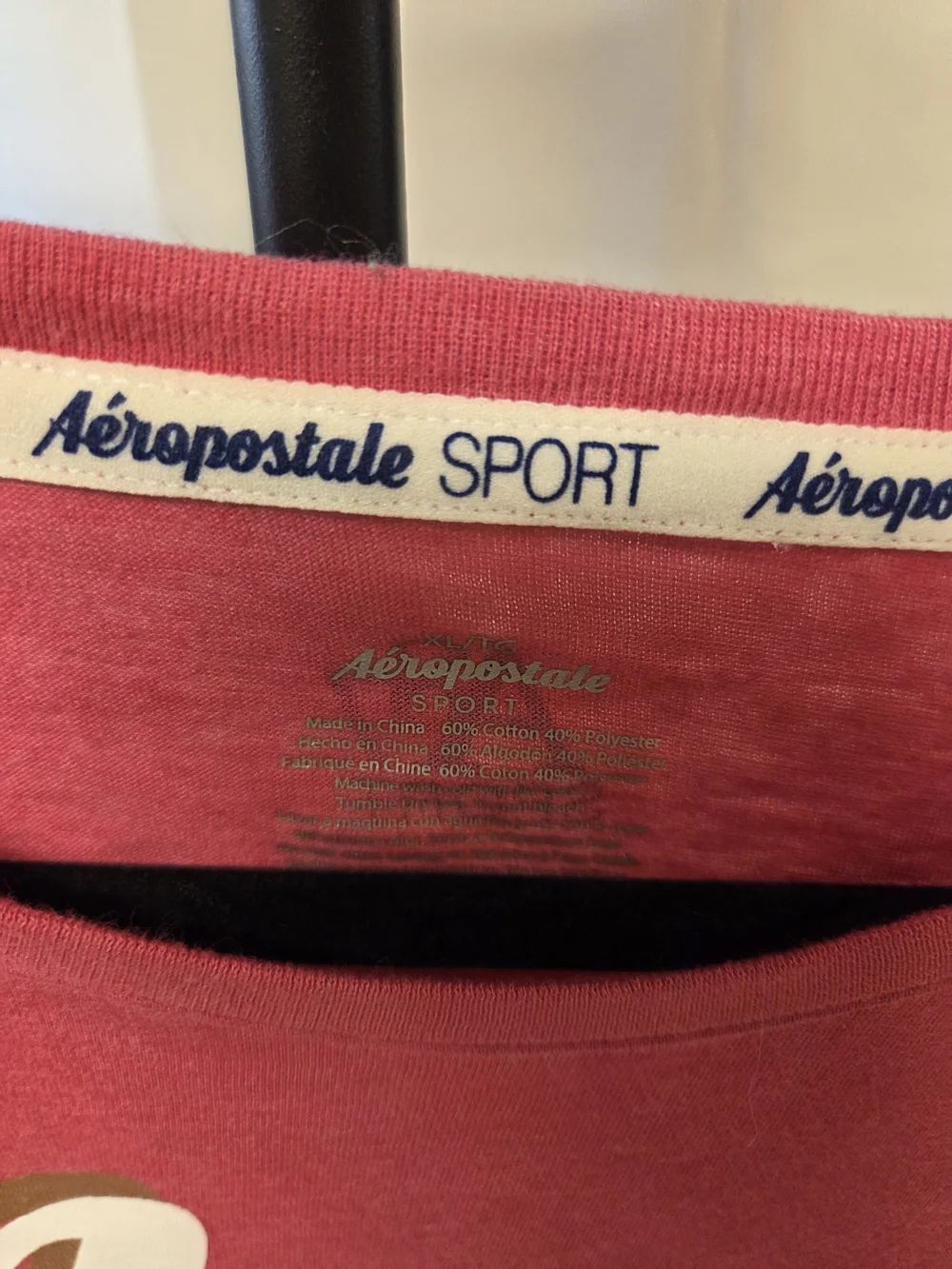 Aeropostale Women's Pink Graphic 'Aero' Short Sleeve Tee
